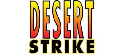 Desert Strike logo for Sega Master System